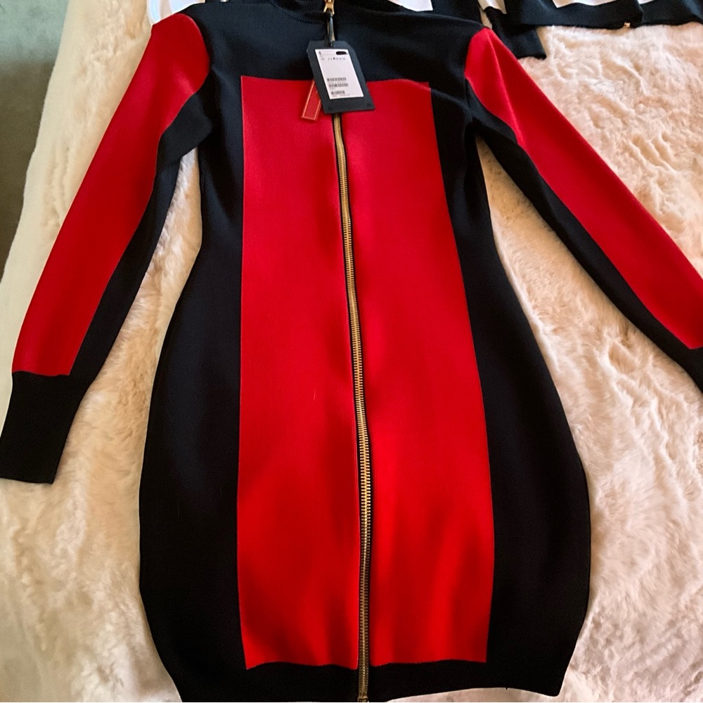 Balmain Red Dress New
